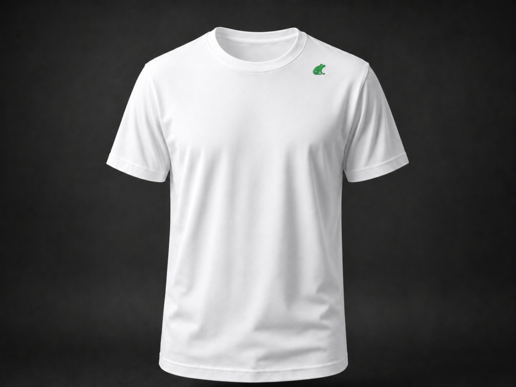 Comprar camiseta de algodón WASD fabricada en España blanca